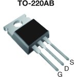 N-Channel MOSFET, 19 A, 600 V, 3-Pin TO-220AB SIHP22N60EF-GE3