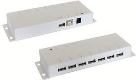EX-1178-W, Industrial USB Hub, 7x USB-A Socket, 2.0, 480Mbps