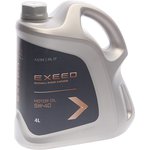 EXEED5W404, Масло моторное Exeed 5W-40 API SN/CF, ACEA A3/B4, нк. 4 л