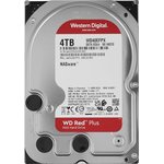 Жесткий диск WD SATA-III 4TB WD40EFPX NAS Red Plus (5400rpm) 256Mb 3.5"