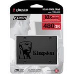 SSD 2.5" Kingston 480Gb A400 Series  SA400S37/480G  (SATA3, up to 500/450Mbs ...