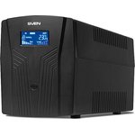 UPS SVEN Pro 1500 (1000 ВА, LCD, USB, RG-45, 3 евро розетки)