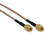 135101-07-72.00, RF Cable Assemblies SMA Plug to SMA Plug Strt Crmp RG142 72i