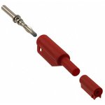 72925-2, Test Plugs & Test Jacks Mini Banana Plug,10A Crimp/Solder, Red
