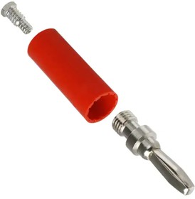 108-1722-101, Test Plugs & Test Jacks BANANA PLUG RED