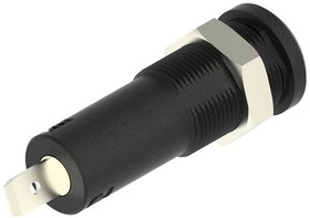 CT4008-0, Test Plugs & Test Jacks 5kV,4mm Shth Jack, 4.8mm Quick Connec, Panel, Black