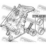 2788-XC90, 2788XC90_ролик натяжителя ремня генератора!\ Mitsubishi Lancer ...