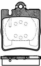 P609300, Колодки дисковые