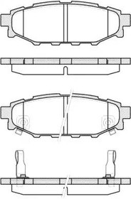 1136.12, 1136 12_колодки дисковые задние!\ Subaru Impreza 2.0i 11