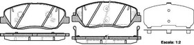 1226.02, 1226 02_[581014DU00] !колодки дисковые п.\ Hyundai Santa Fe 2.2CRDi/2.7,Kia Carnival 2.7/2.9CRDi 06