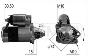 220541, Стартер 12V 10 Kw