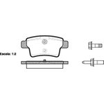 1241.00, 1241 00_=FDB1973 [425371] !колодки дисковые з.\ Citroen C4 Picasso ...