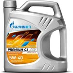 Масло моторное Gazpromneft Premium C3 5W-40 синтетическое 4 л 253142233