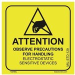 129LABEL, Labels & Industrial Warning Signs Label, MIL-STD-129N, 2In X 2In, 500/Roll