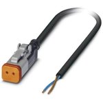 1410726, Sensor Cables / Actuator Cables SAC-2P- 5,0-PUR/DTFS