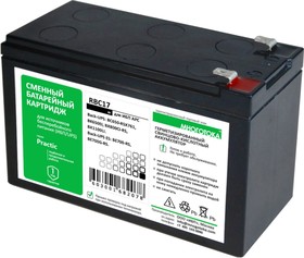 Фото 1/4 RBC17 Practic МНОГОТОКА Сменный батарейный картридж: 12 В, 9 Ач, 2.5 кг, гарантия 12 месяцев