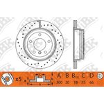 NiBK Диск тормозной (продажа кратно 2шт/цена за 1шт) RN1306