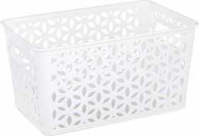 ЗПИ «Альтернатива» Корзина "Мираж" 290x190x150мм белый М8371