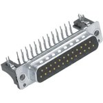 09661627816, D-Sub Standard Connectors DSUB SV ML SSDP ANG36-254 09P AU3