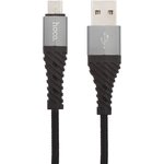 USB кабель Hoco X38 Cool Charging Data Cable For Micro L=1M черный