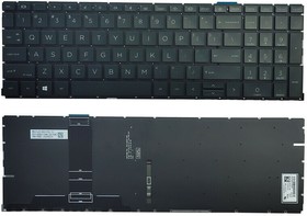 Клавиатура для ноутбука HP Probook 450 455 G8 черная с подсветкой