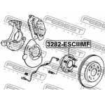 3282-ESCIIIMF, 3282-ESCIIIMF_к-кт подшипника ступицы передней ...