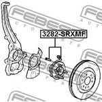 3282-SRXMF, Ступица колеса | перед прав/лев |
