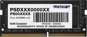 Фото 1/4 Модуль памяти Patriot DDR4 SO-DIMM 32Gb 3200МГц CL22 (PSD432G32002S)