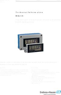 RIA15-AAA1, LCD Digital Panel Multi-Function Meter for Analog, 4 → 20 ...