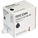 Ricoh HQ40 (817225), Чернила для дупликатора тип HQ40 черные (5 картриджей*600мл)