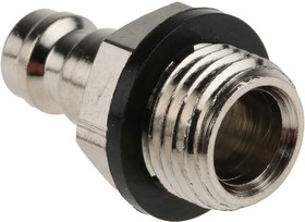 Фото 1/4 Brass Male Pneumatic Quick Connect Coupling, G 1/4 Male Threaded