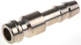 Фото 1/4 Brass Male Pneumatic Quick Connect Coupling, 6mm Hose Barb