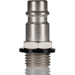 Brass Male Pneumatic Quick Connect Coupling, G 1/4 Male Threaded