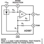 AD587JNZ, Voltage References IC - HI PREC. 10V REF. IC