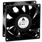 FFB0812HH, DC Fans DC Tubeaxial Fan, 80x25.4mm, 12VDC, Ball Bearing, Lead Wires