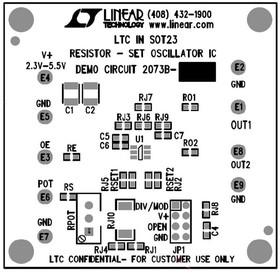 DC2073B-I, Clock & Timer Development Tools LTC6907 Eval Board