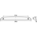 2DA 343 800-001, Фонарь сигнала торможения, cable 200 mm / страна пр-я FI /