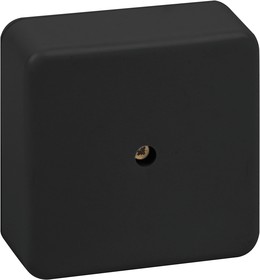 Распаячная коробка ЭРА BS-B-75-75-28 для кабель-канала черная 75х75х28мм IP40 Б0061809