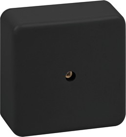Распаячная коробка ЭРА BS-B-50-50-20 для кабель-канала черная 50х50х20мм IP40 Б0061810