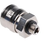 Brass Male Pneumatic Quick Connect Coupling, G 1/8 Male Threaded