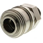 Brass Female Pneumatic Quick Connect Coupling, G 1/4 Male Threaded