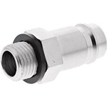 Brass Male Pneumatic Quick Connect Coupling, G 1/4 Male Threaded