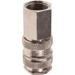 Brass Female Pneumatic Quick Connect Coupling, G 1/2 Female Threaded