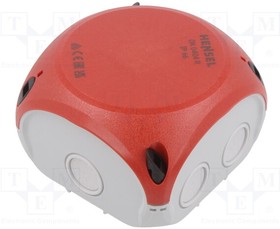 DK-0404-R, Enclosure: junction box; X: 104mm; Y: 104mm; Z: 70mm; IP66; white