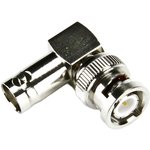 CT3313,RF / Coaxial Adapter, 4 GHz, BNC, Plug, BNC, Jack, Right Angle Adapter, 50 ohm