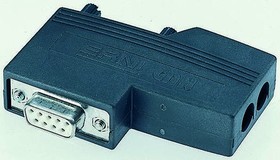 104320, 9 Way Right Angle Female Screw Terminal D-sub Connector