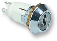 SRL-5-M-S-2, Выключатель с ключом, DPDT, Серия SRL, 2 Позиции, Пайка, 1 А