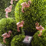 ERADG012-07 ЭРА Садовая гирлянда 10 подсвечиваемых светодиодами фламинго.Общая ...