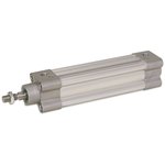 P1F-S040MS-0125-0000, Pneumatic Piston Rod Cylinder - 40mm Bore, 125mm Stroke ...