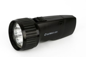 Фото 1/8 Ultraflash LED3859 (фонарь аккум.220В, черный, 5 LED, SLA, пластик, коробка)